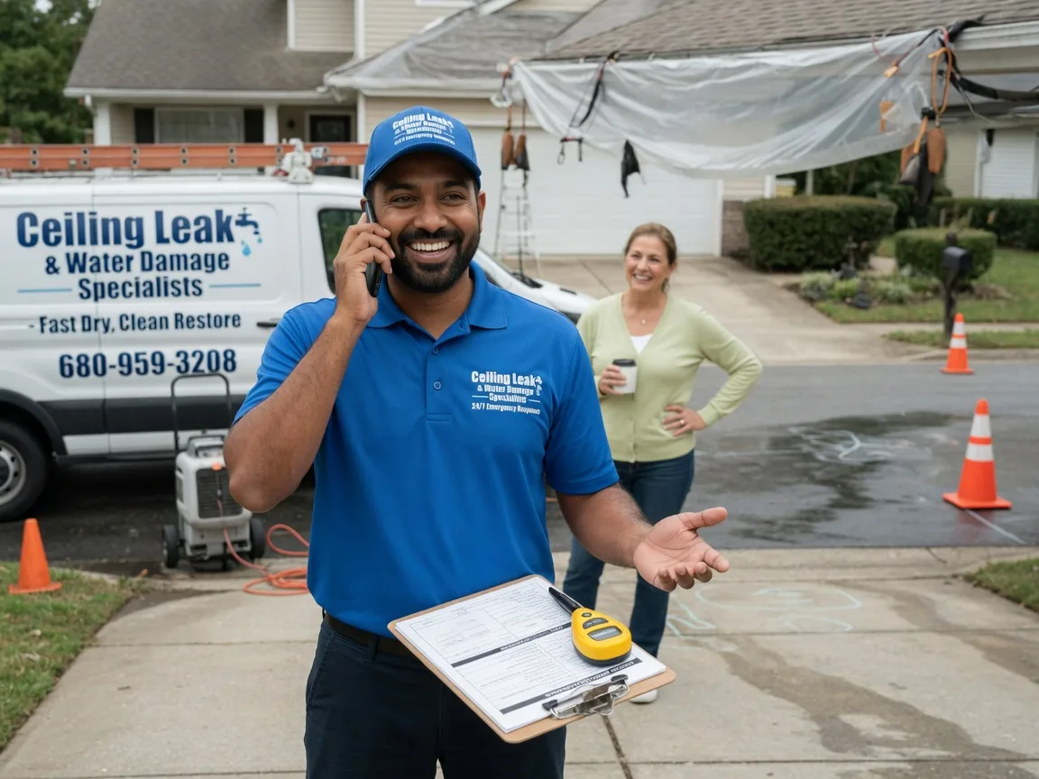 Ceiling Leak Cleanup Ottumwa, IA FAQs